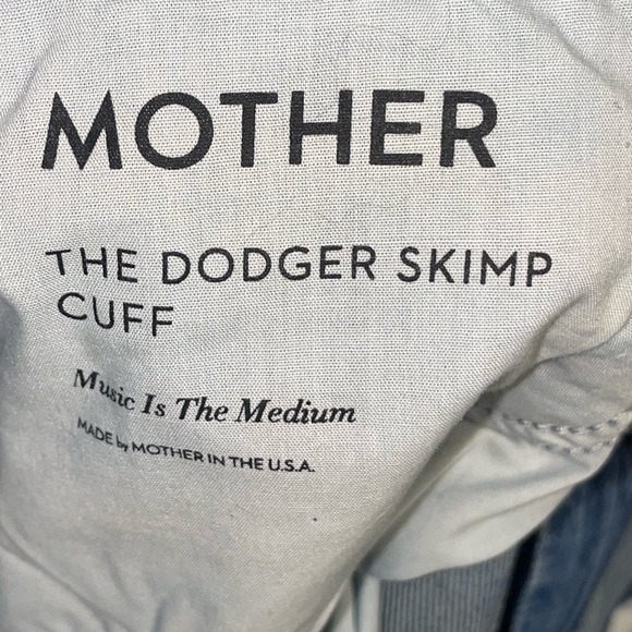 MOTHER Superior The Dodger Skimp Cuff in Music Is The Medium - Picture 14 of 15